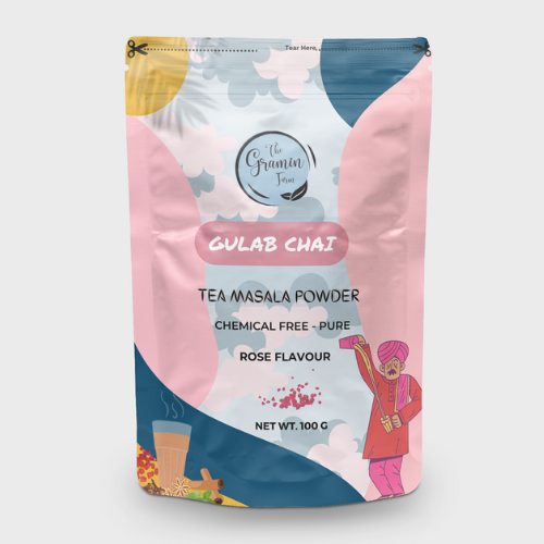 The Gramin Farm Rose Flavour Tea Masala